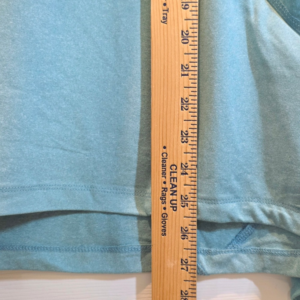 Spyder Active Shirt Womens Long Sleeve Pullover Top Sz XL Green Two Tone Stretch - Picture 13 of 13